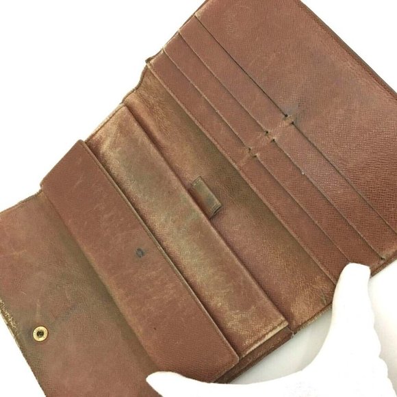 076076D Louis Vuitton Wallet Long Porte Tresor International Trifold Monogram - Picture 5 of 9